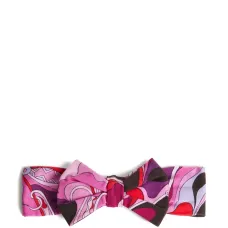 Повязка на голову с бантом и принтом Iride