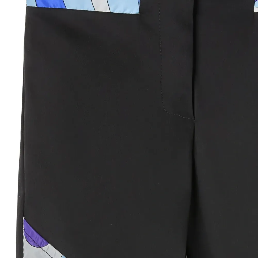 Брюки с геометричным принтом