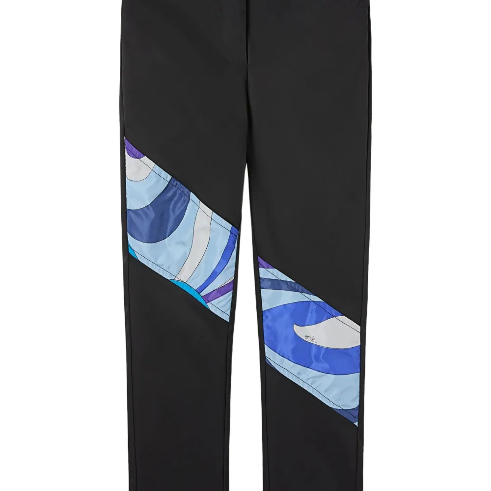 Брюки с геометричным принтом