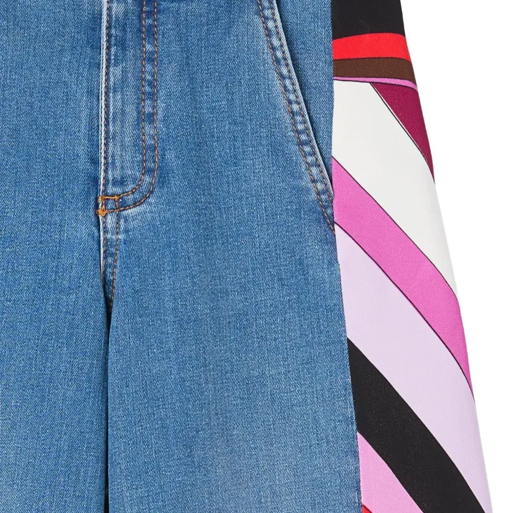 Джинсы на пуговицах