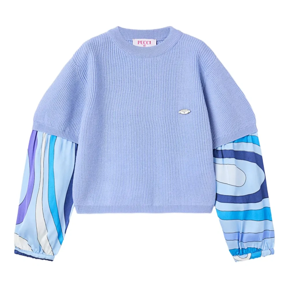 Свитер с круглым вырезом