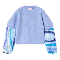 Свитер с круглым вырезом