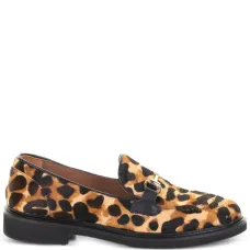 Лоферы с анималистичным узором