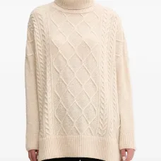 Свитер Burne фактурной вязки с высоким воротником Свитер Burne фактурной вязки с высоким воротником