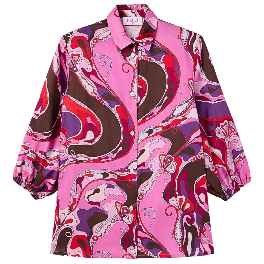 Платье с принтом Orchidee