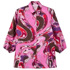 Платье с принтом Orchidee