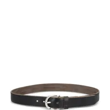 Кожаный ремень с пряжкой