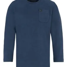 Футболка с длинными рукавами и карманом