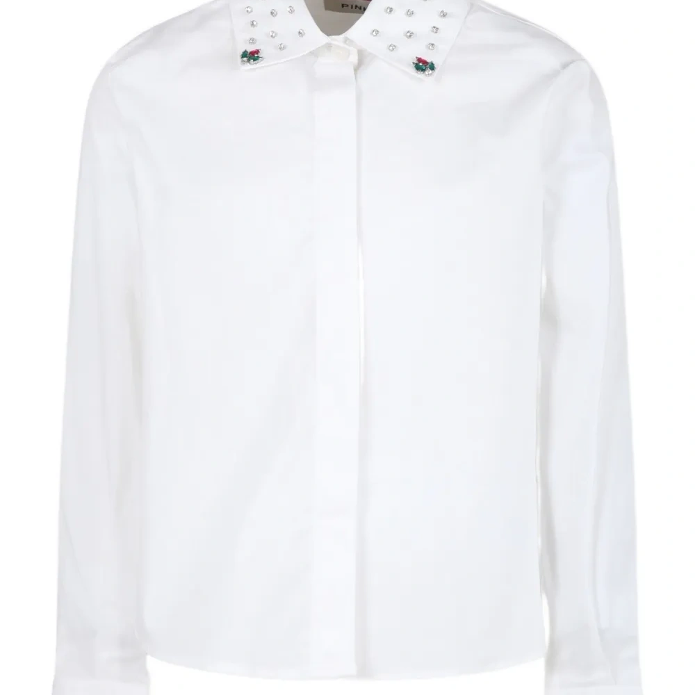 Декорированная рубашка с длинными рукавами