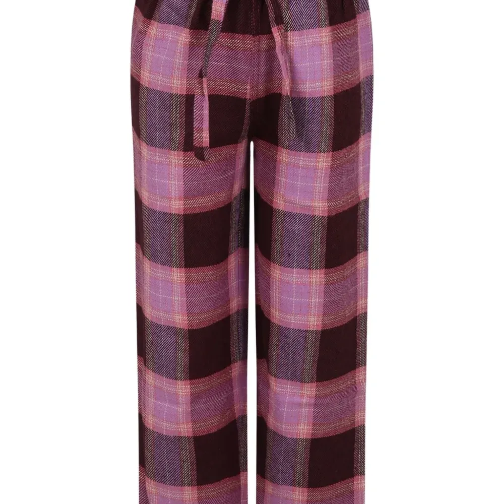 Пижамные брюки в клетку тартан