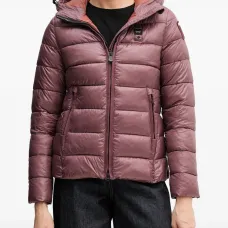Стеганая куртка с капюшоном