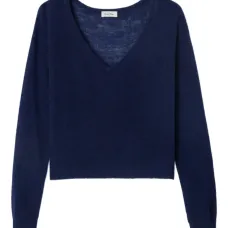 Свитер Dumy тонкой вязки с V-образным вырезом