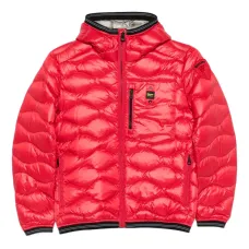 Стеганая куртка с капюшоном