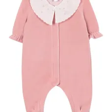 Спортивный костюм с оборчатым воротником