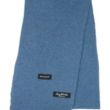 Шарф с нашивкой-логотипом