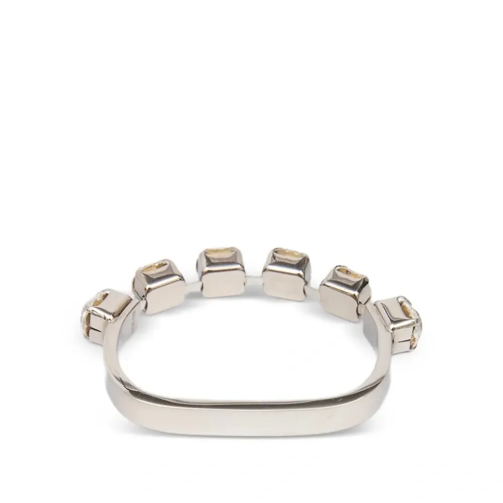 Кольцо с кристаллами