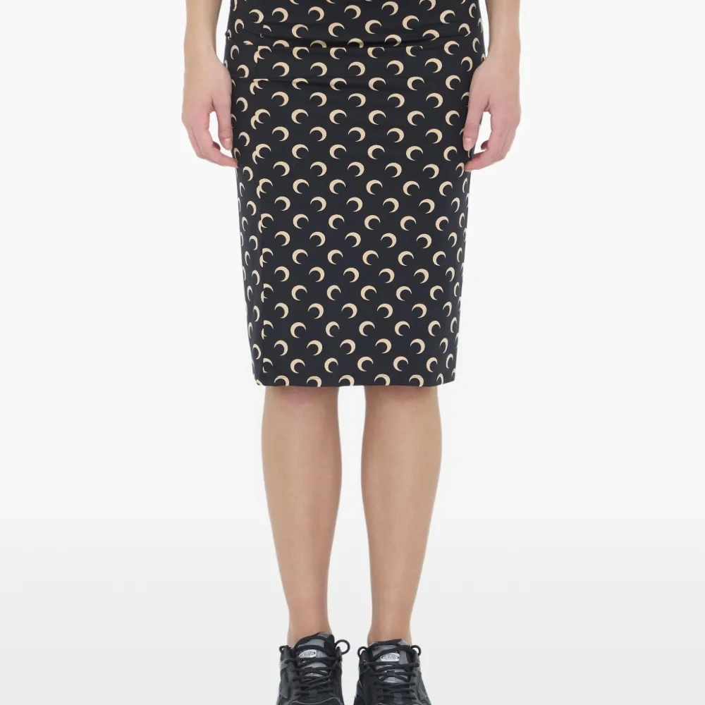 Юбка миди с принтом