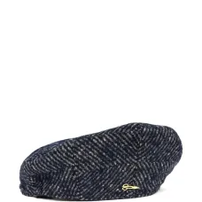 Берет с узором в елочку