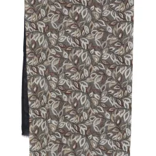 Шарф с бахромой и принтом