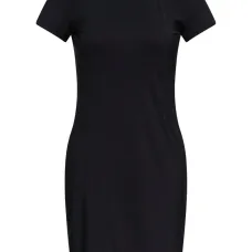 Платье мини с короткими рукавами