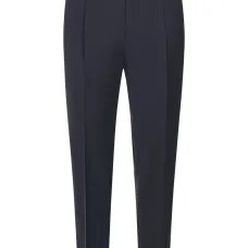 Брюки с карманами и складками