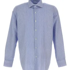 Полосатая рубашка на пуговицах