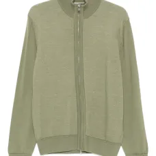 Кардиган с воротником на молнии