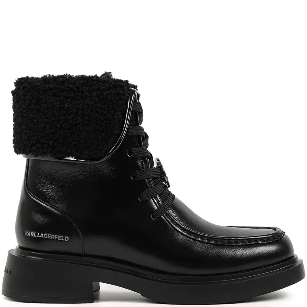 Ботинки Macie из шерпы с логотипом Ботинки Macie из шерпы с логотипом