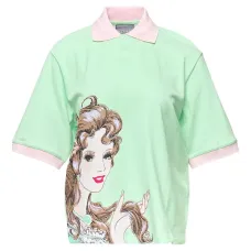 Рубашка поло с графичным принтом