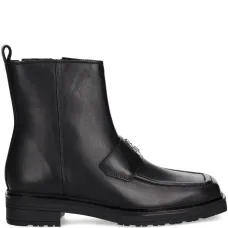 Ботинки на молнии с нашивкой-логотипом