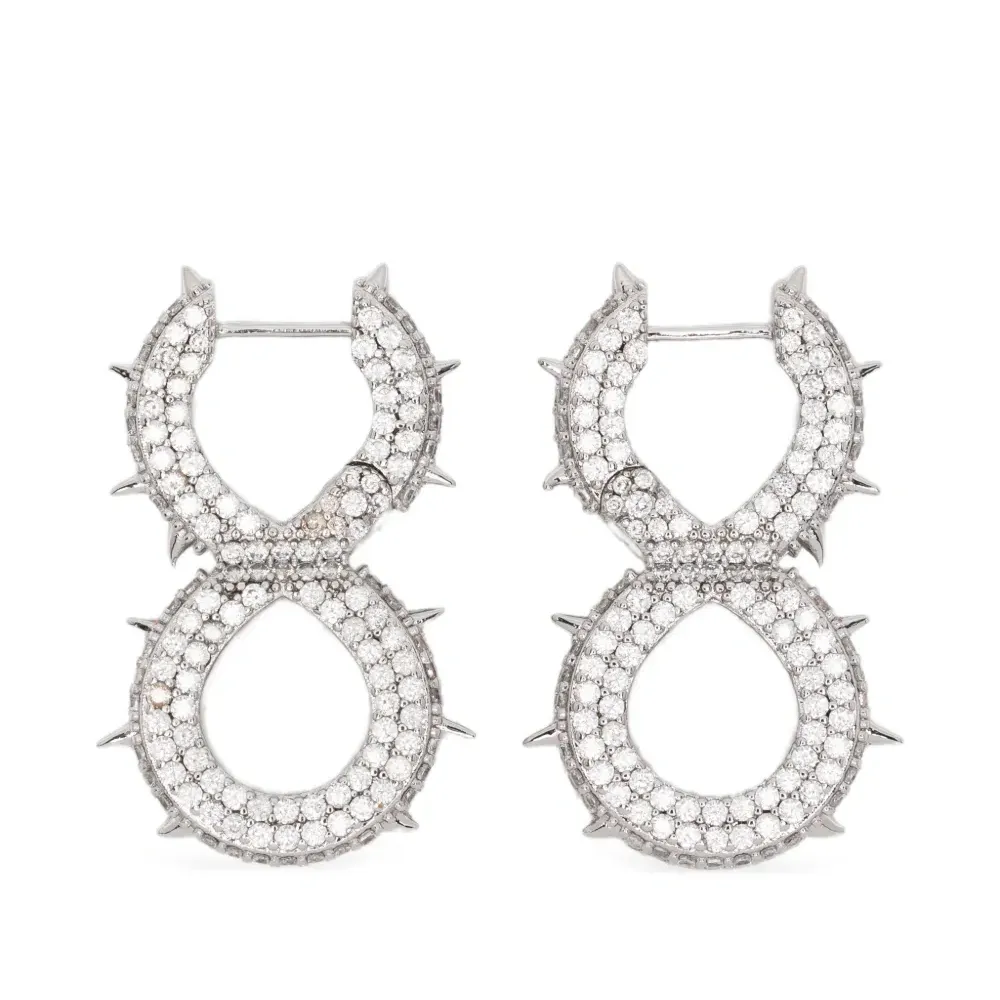 Серьги Spiked Infinity