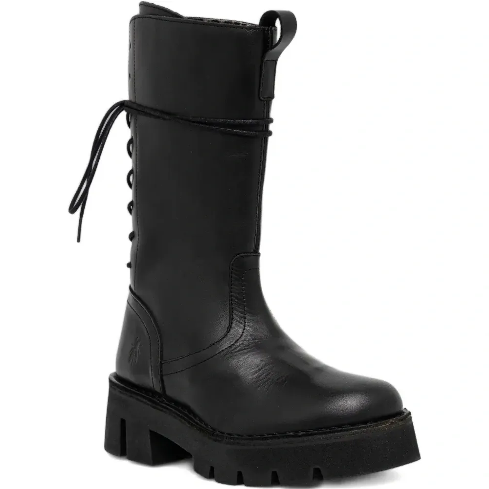 Ботинки на платформе с шнуровкой