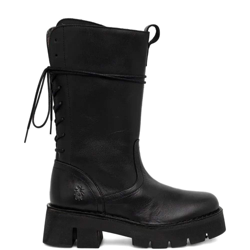 Ботинки на платформе с шнуровкой