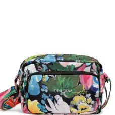 Сумка через плечо с цветочным принтом