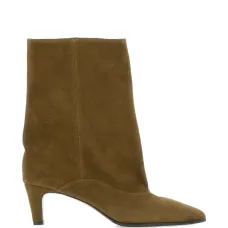 Замшевые ботильоны Leila Joelle с заострённым носком
