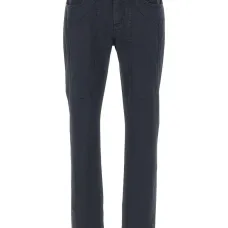 Брюки с пятью карманами и нашивкой-логотипом