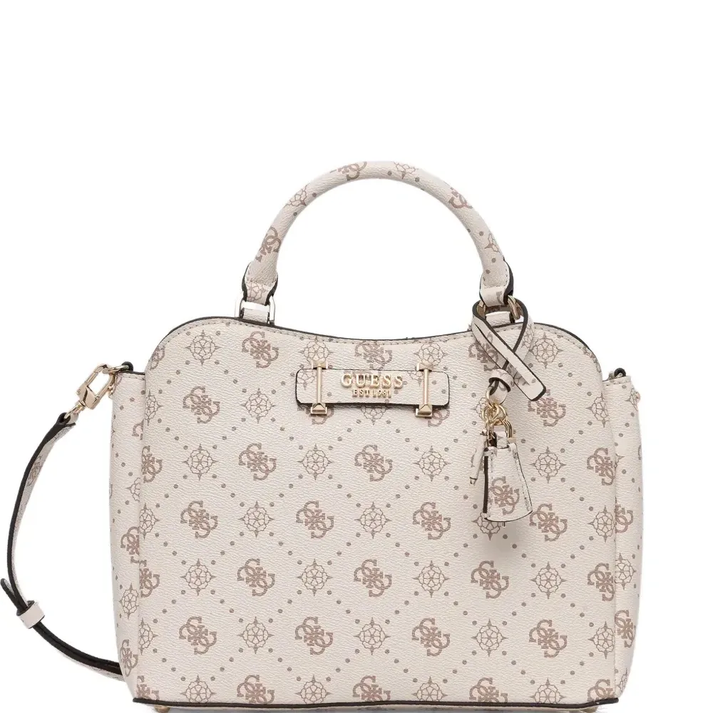 Сумка-тоут с монограммой и подвеской