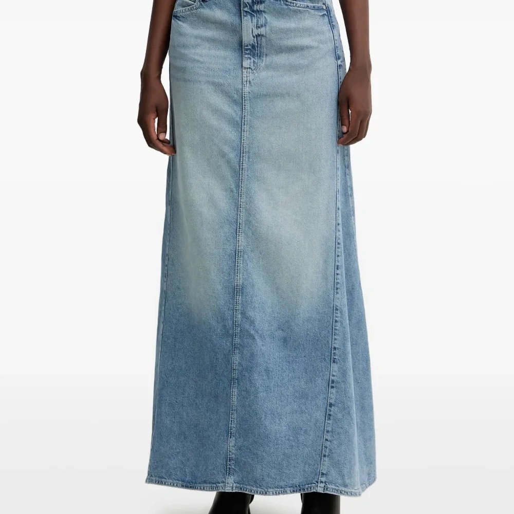 Джинсовая юбка макси