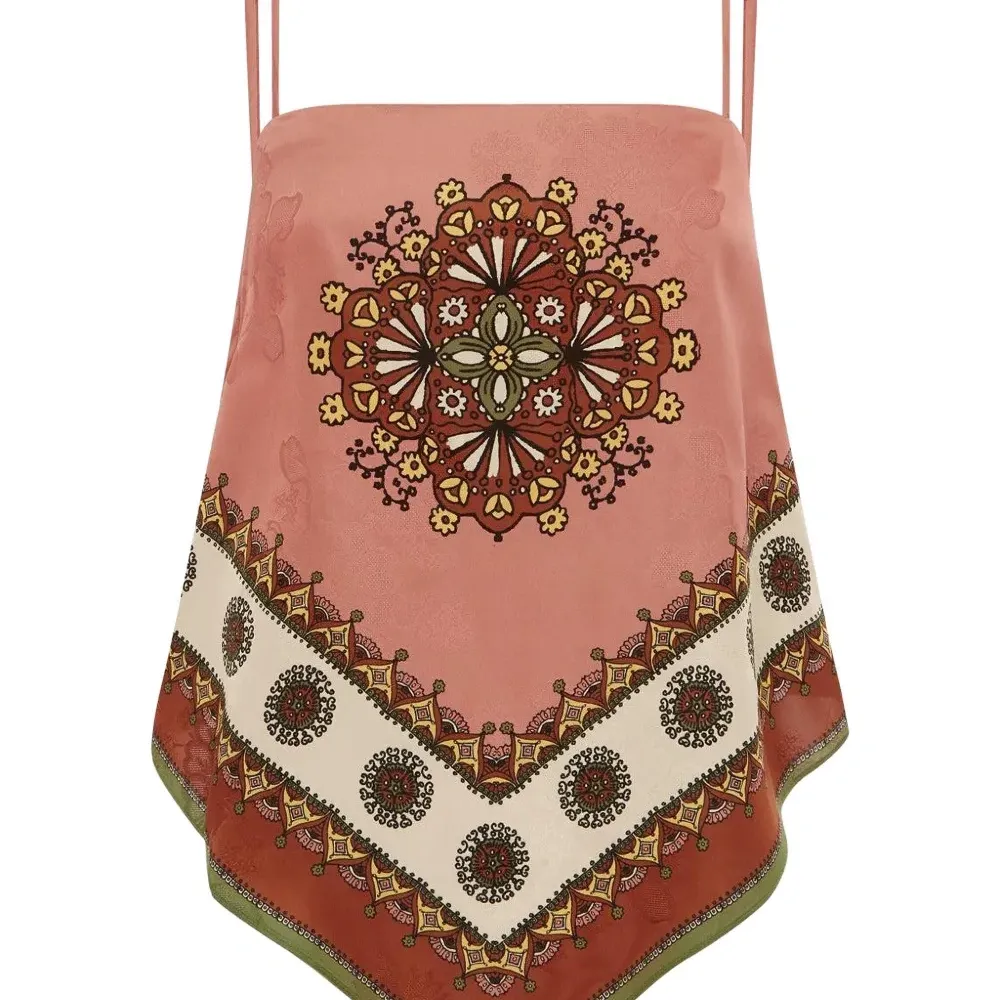 Топ Contina с шарфом