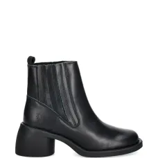 Ботильоны на каблуке без застежки