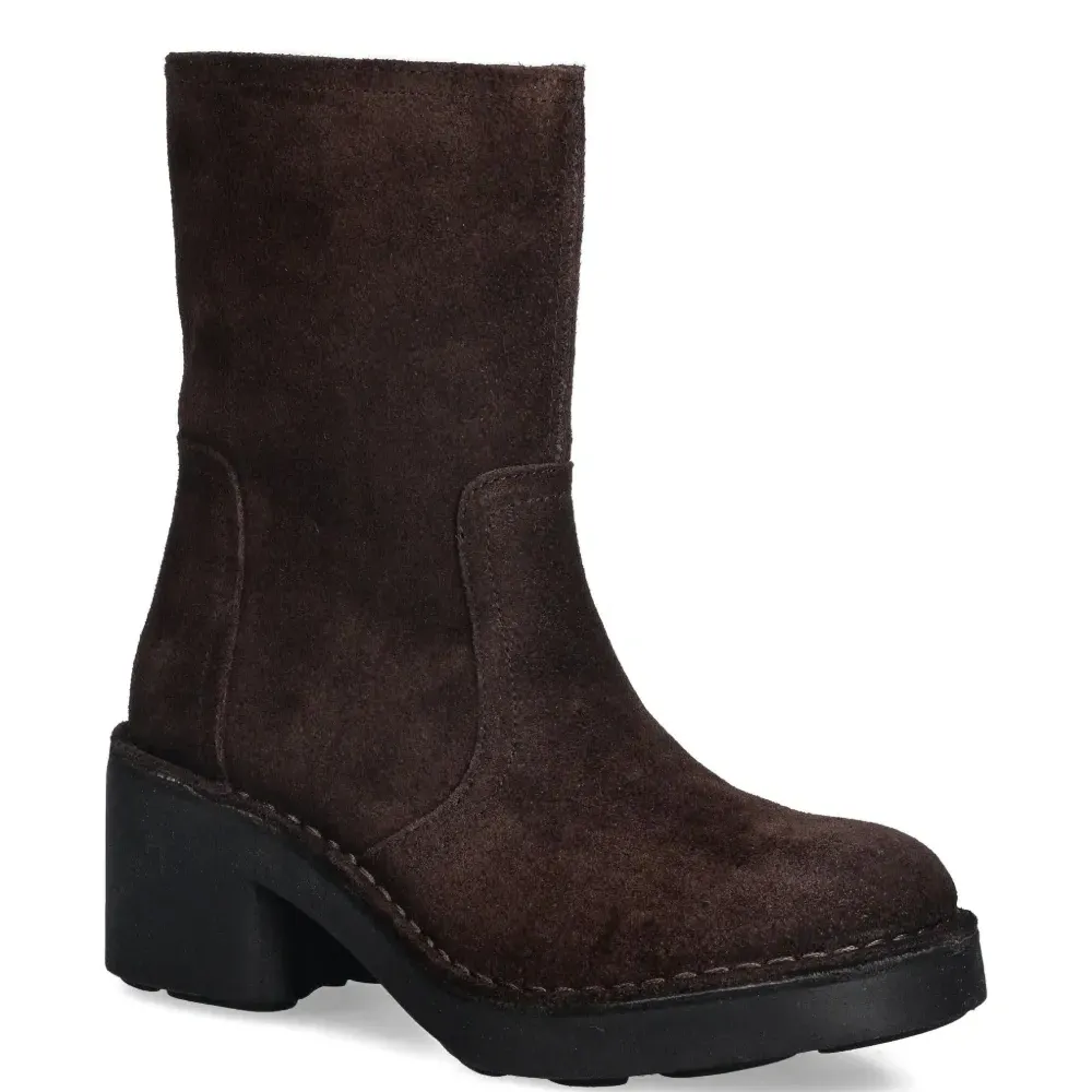 Ботильоны на массивном каблуке