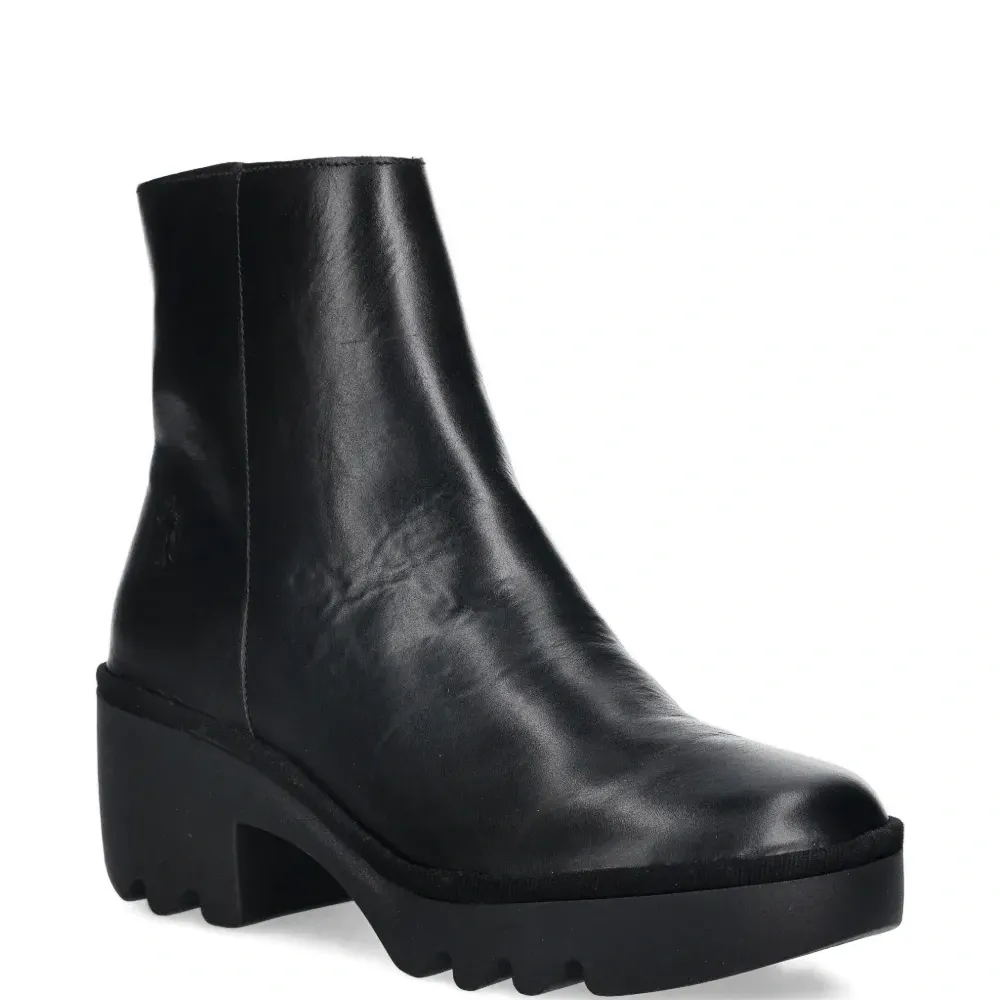 Ботинки на платформе с боковой молнией