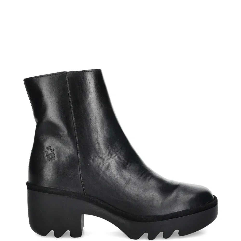 Ботинки на платформе с боковой молнией