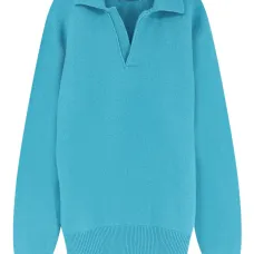 Свитер с классическим воротником