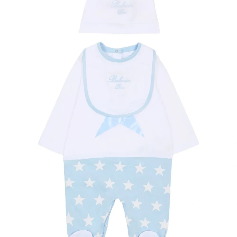 Комплект для новорожденного с принтом