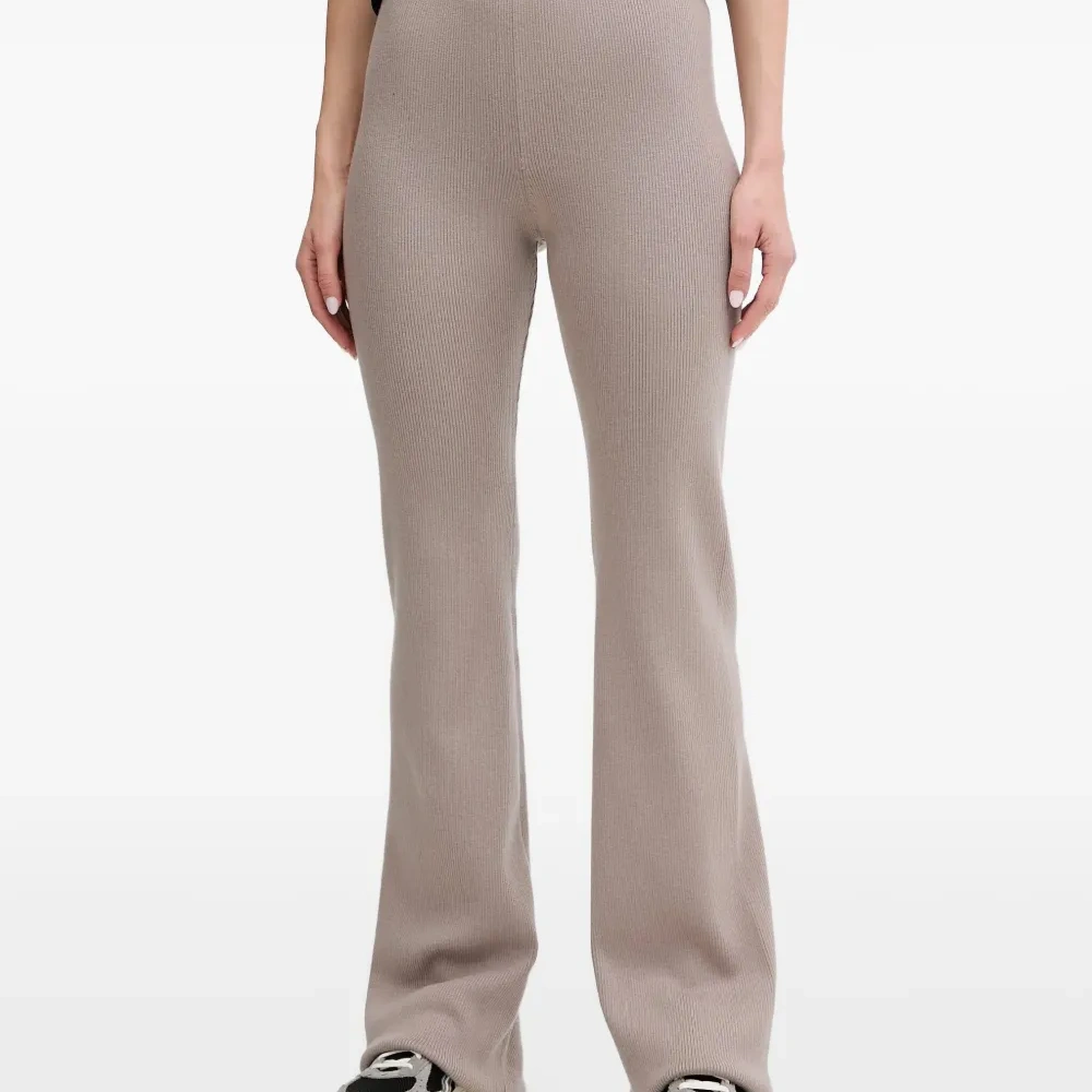 Брюки в рубчик с логотипом