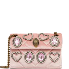 Мини-сумка на плечо Kensington из бархата