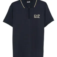 Рубашка поло с воротником на молнии