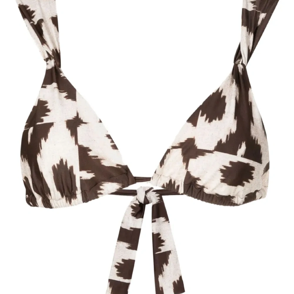 Топ бикини с узором икат Топ бикини с узором икат