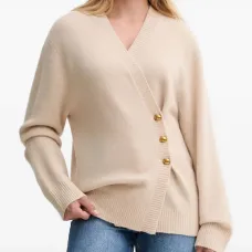 Кардиган с V-образным вырезом